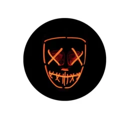 RUBIE'S Disfraces|Halloween*Máscara Maniaco con Luz