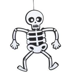 RUBIE'S Halloween*Móvil Esqueleto Fieltro 51 cm