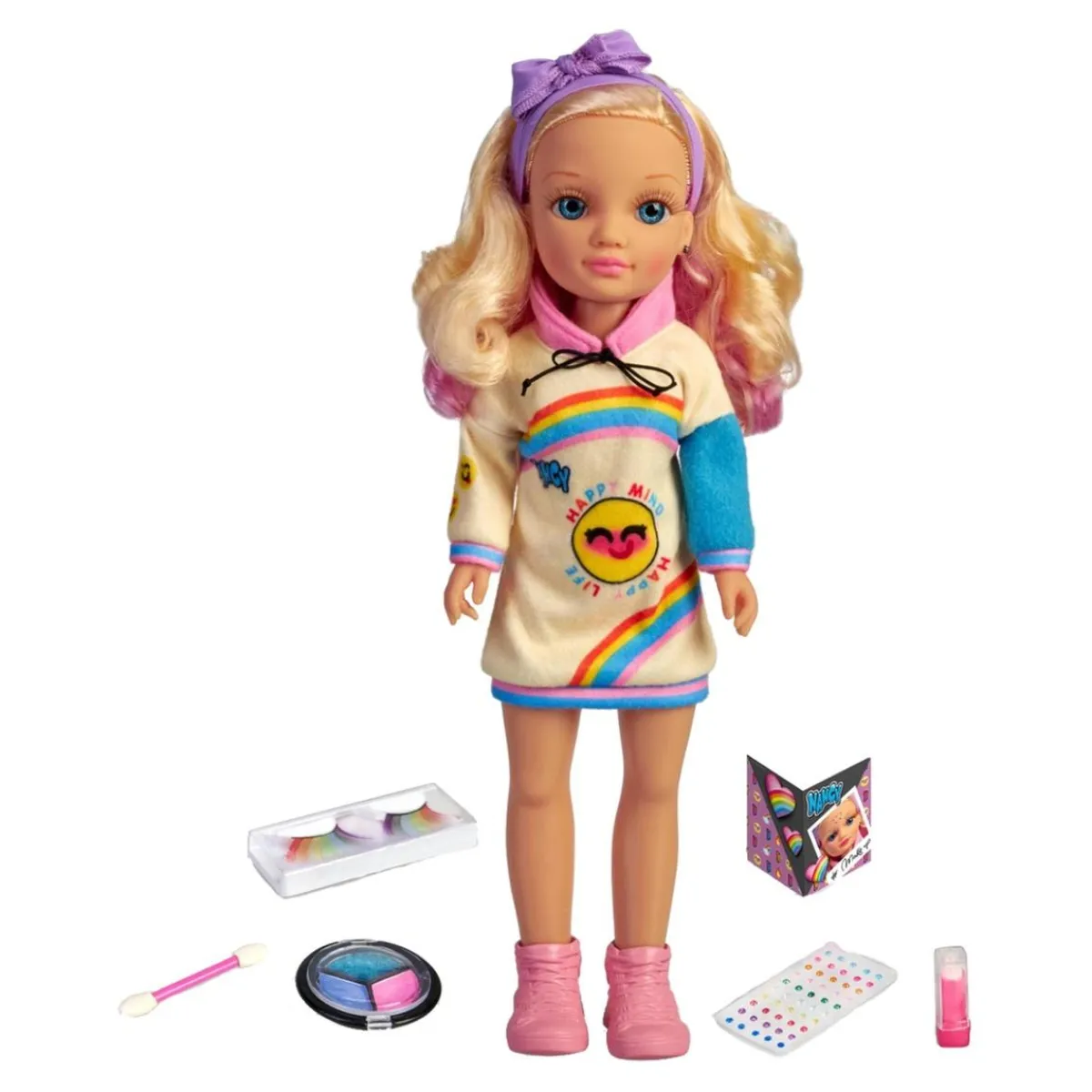 NANCY Muñecas*- Muñeca maquillaje arcoirirs