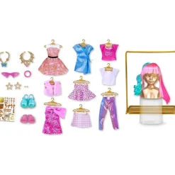 NANCY Muñecas*- Vestidor de looks con ropa y accesorios para muñeca glamurosa ㅤ