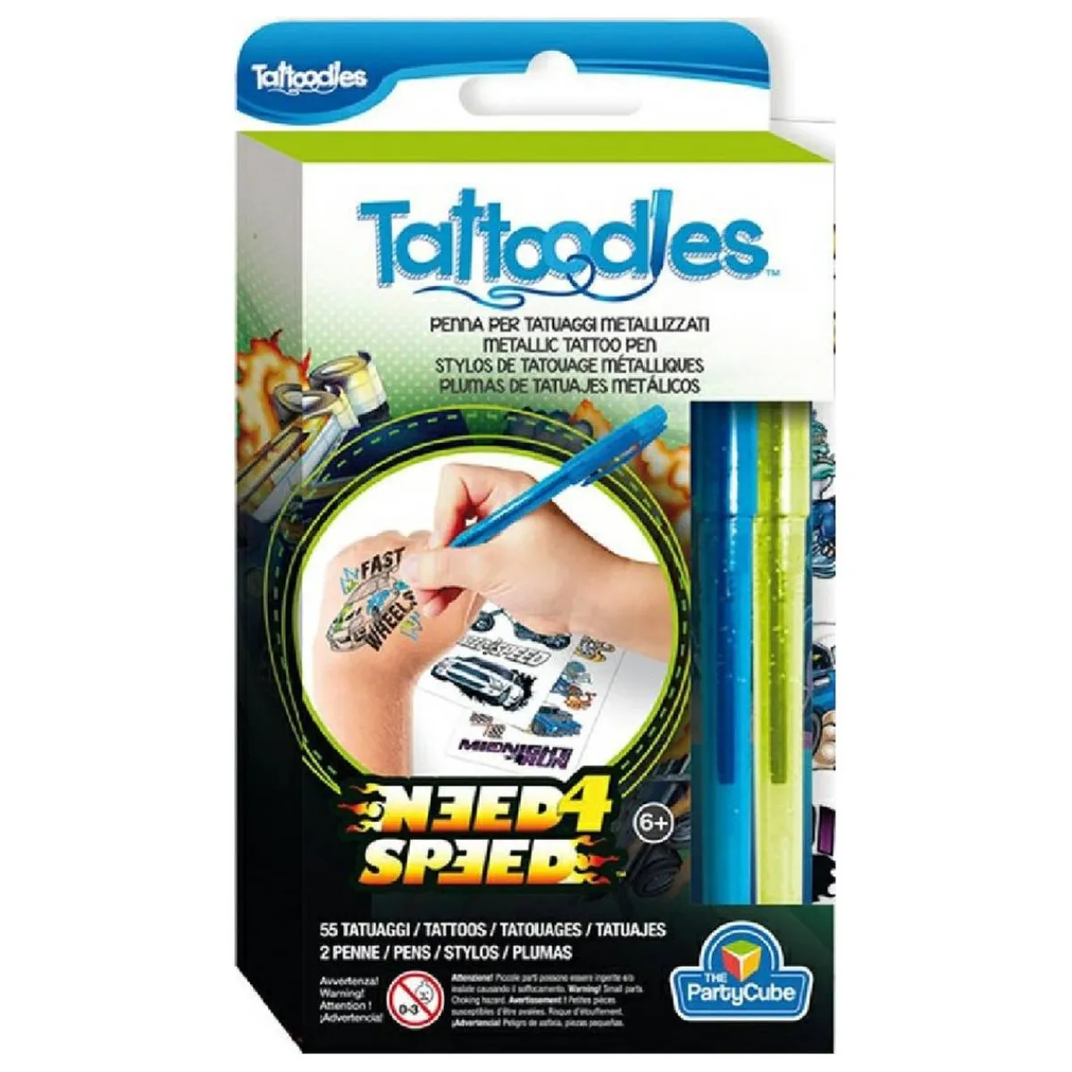 TOYS "R" US Artículos De Fiesta Y Regalos*Need 4 Speed - Set de 55 tatuajes