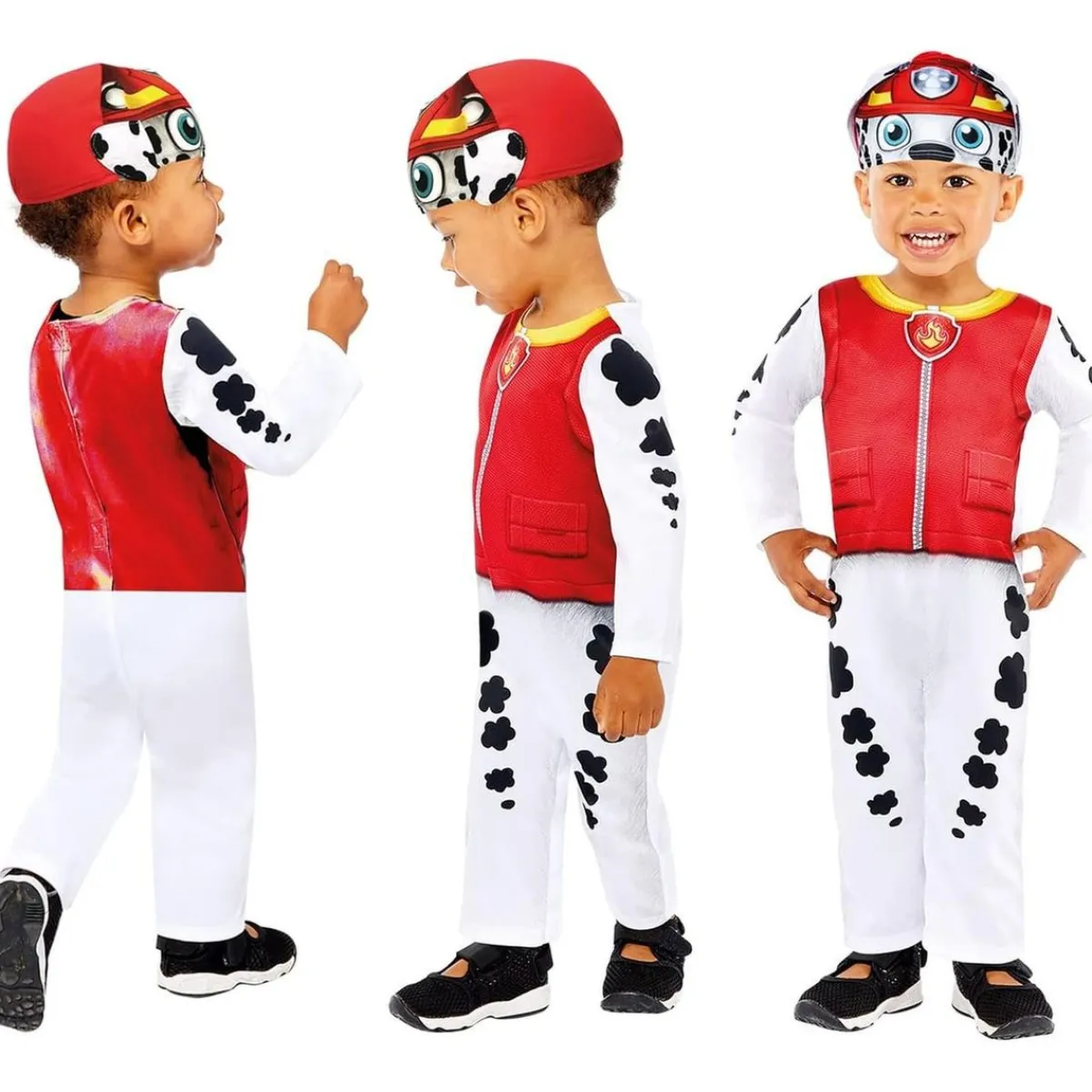 PAW PATROL Disfraces|Halloween*Nickelodeon - Patrulla Canina - Disfraz Patrulla Canina bombero cachorro fiesta 18-24 Meses. ㅤ