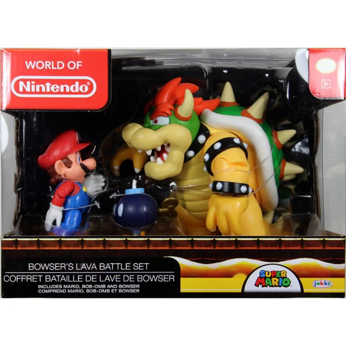 JAKKS Figuras De Acción*Nintendo - Browser vs Mario - Figuras
