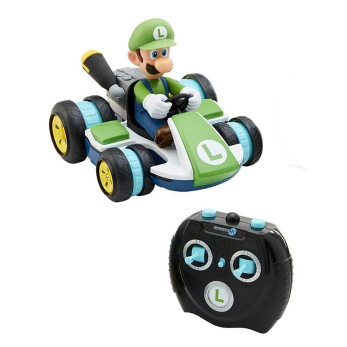JAKKS PACIFIC Vehículos Y Circuitos*Nintendo - Coche RC antigravedad de Luigi