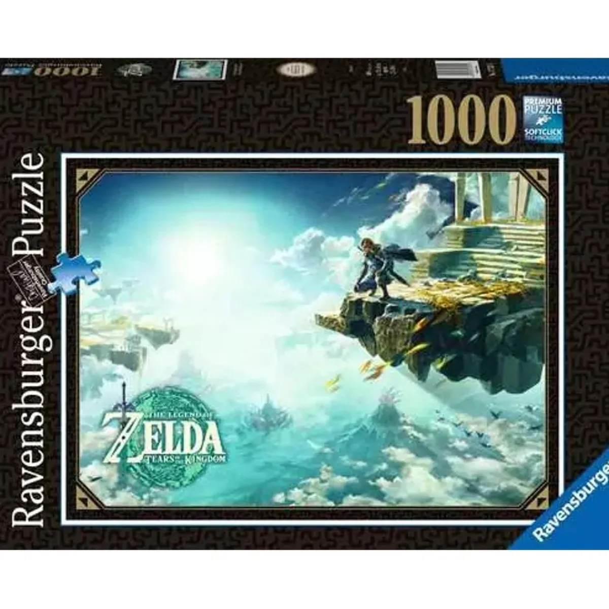 RAVENSBURGER IBÉRICA Juegos Y Puzzles*Nintendo - Puzzle de videojuego The Legend of Zelda, 1000 piezas ㅤ