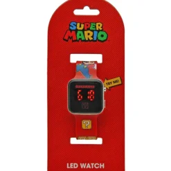 KIDS EUROSWAN S.L. Coleccionables Y Mini Mundos*Nintendo - Super Mario - Super Mario Reloj LED digital estilo Bros ㅤ