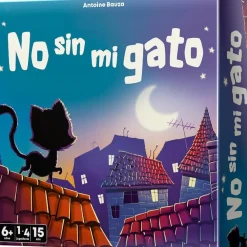 ASMODEE Juegos Y Puzzles|Friki Zone*No Sin Mi Gato Juego de Cartas ㅤ