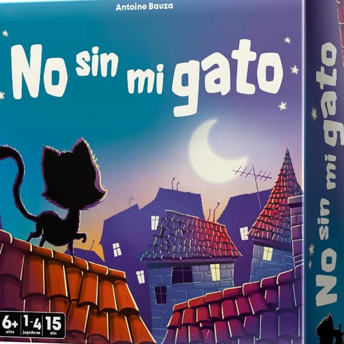 ASMODEE Juegos Y Puzzles|Friki Zone*No Sin Mi Gato Juego de Cartas ㅤ