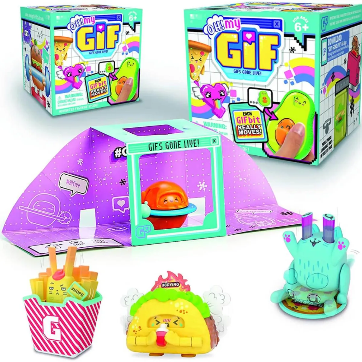 FAMOSA Coleccionables Y Mini Mundos*Oh My GIF (varios modelos)