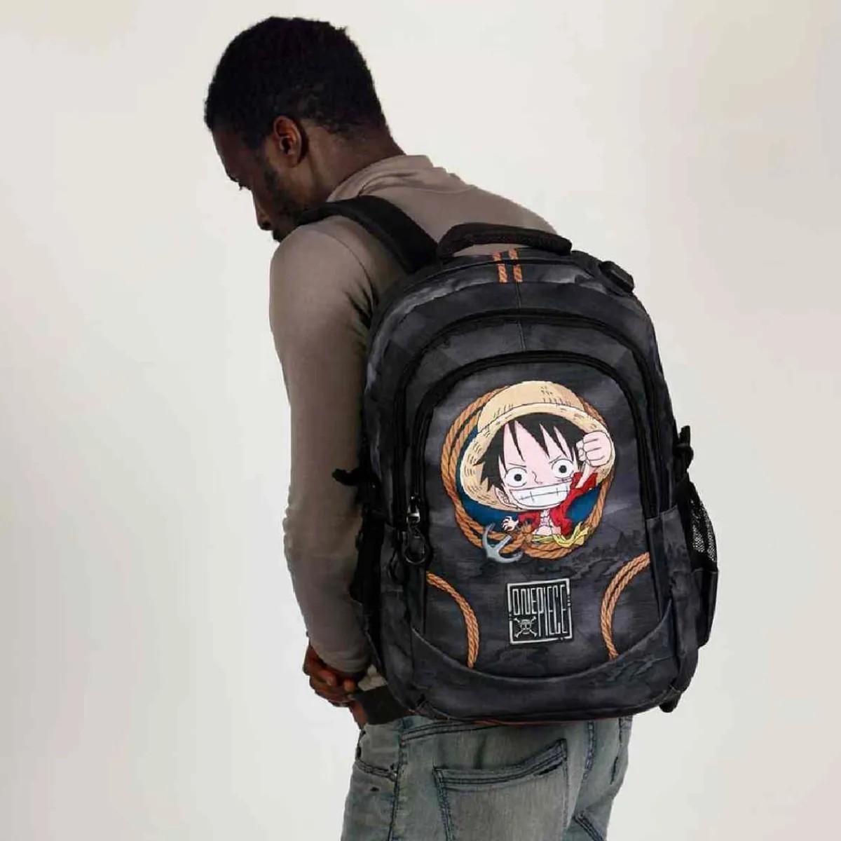 KARACTER MANIA Material Escolar*One Piece - Mochila 44cm Fight FAN 2.2 - Ropes