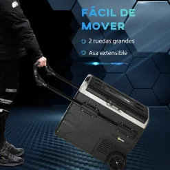 Outsunny Figuras De Acción*- Nevera congelador portatil 60L Negro