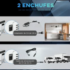 Outsunny Figuras De Acción*- Nevera congelador 30L Blanco