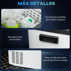 Outsunny Figuras De Acción*- Nevera congelador 30L Blanco