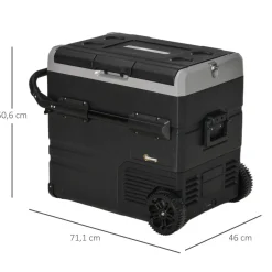 Outsunny Figuras De Acción*- Nevera congelador portatil 45L Negro