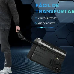 Outsunny Figuras De Acción*- Nevera congelador portatil 45L Negro