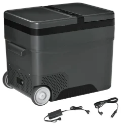 Outsunny Figuras De Acción*- Nevera congelador 45L Negro