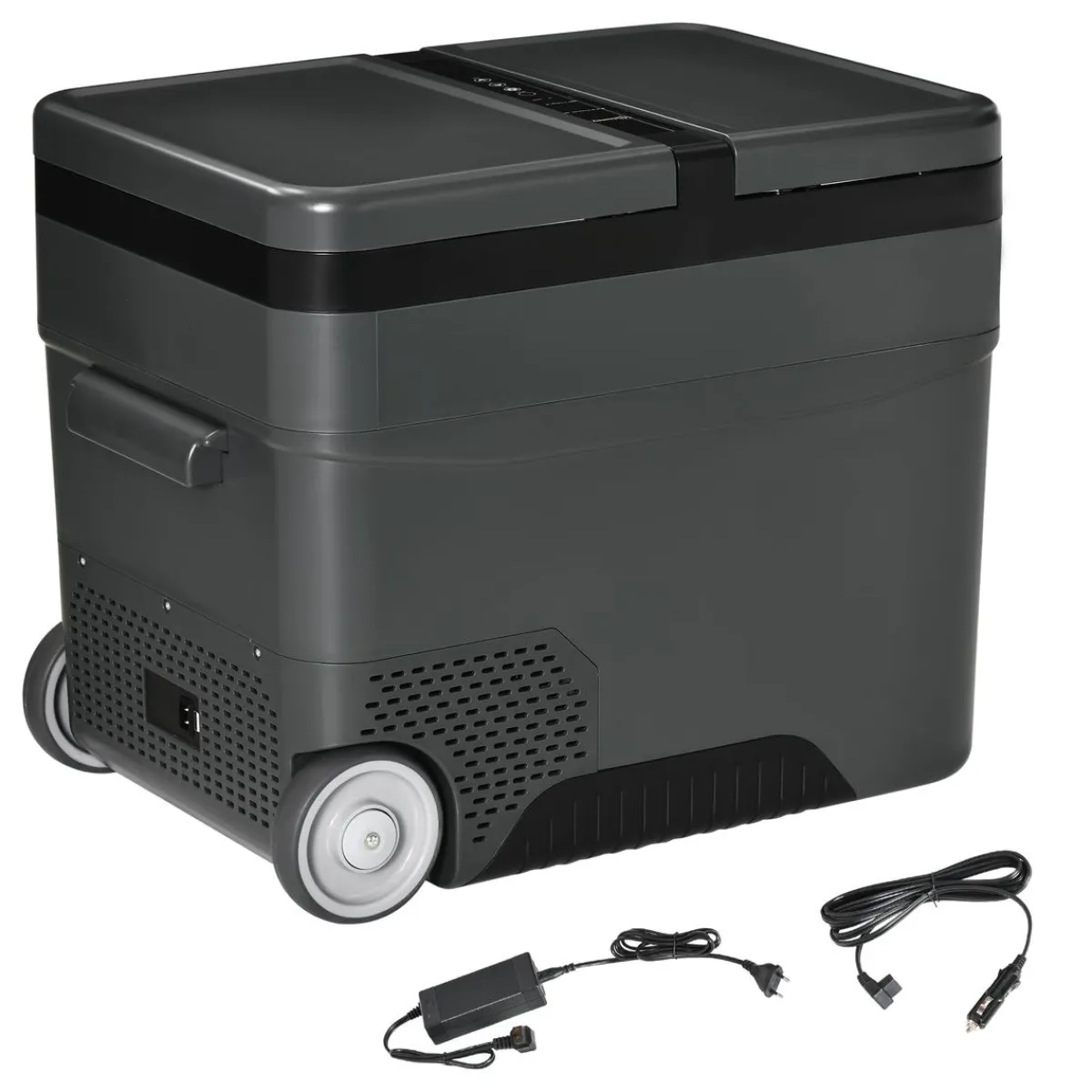 Outsunny Figuras De Acción*- Nevera congelador 45L Negro