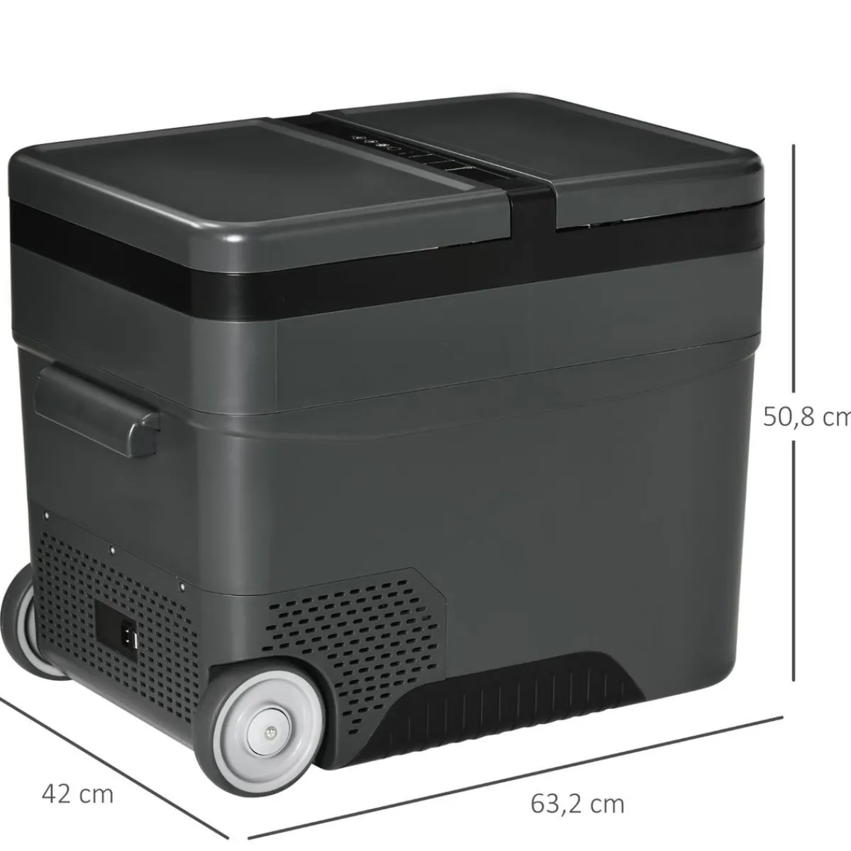 Outsunny Figuras De Acción*- Nevera congelador 45L Negro