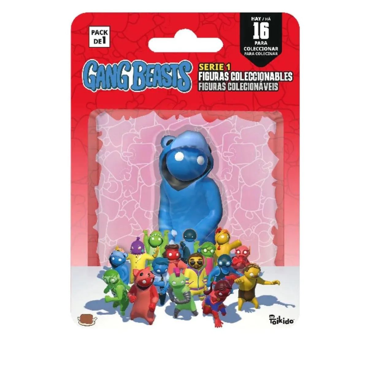 BIZAK Figuras De Acción*Pack 1 figura Gang Beasts