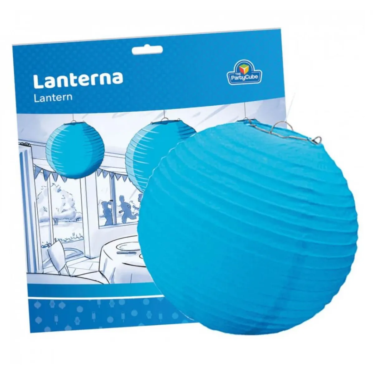 TOYS "R" US Artículos De Fiesta Y Regalos*Pack 3 lámparas linterna azules