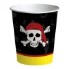 TOYS "R" US Artículos De Fiesta Y Regalos*Pack 8 vasos ecológicos de cartón - Calavera Pirata