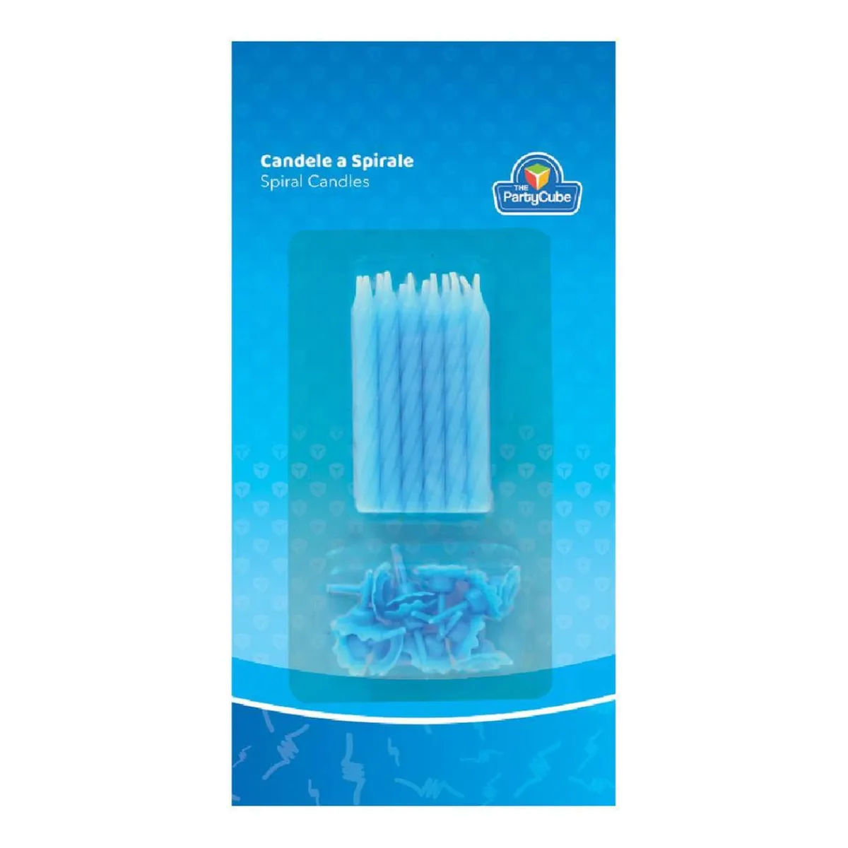 TOYS "R" US Artículos De Fiesta Y Regalos*Pack 12 velas azules en espiral