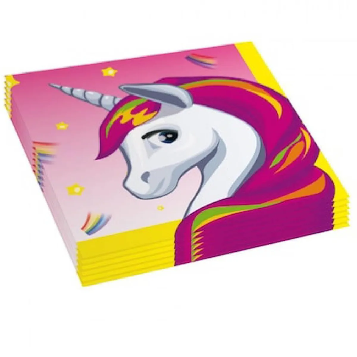 TOYS "R" US Artículos De Fiesta Y Regalos*Pack de 20 servilletas Unicornio fantasía