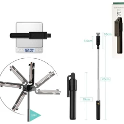 KLACK EUROPE Figuras De Acción*Palo selfie Bluetooth con mando a distancia
