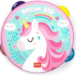 TOYS "R" US Estilo De Vida*Pandereta infantil con sonajeros, tema unicornio ㅤ