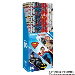 EUROPRICE Artículos De Fiesta Y Regalos*Papel de regalo DC Super heroes