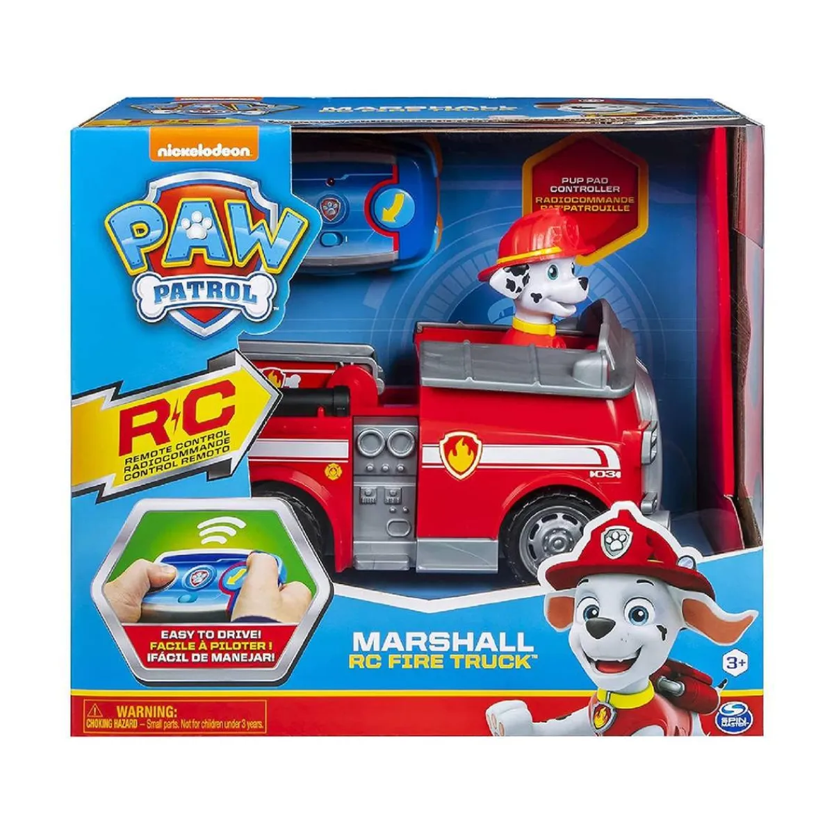 PAW PATROL Coleccionables Y Mini Mundos*Patrulla Canina - Camión de bomberos R/C de Marshall