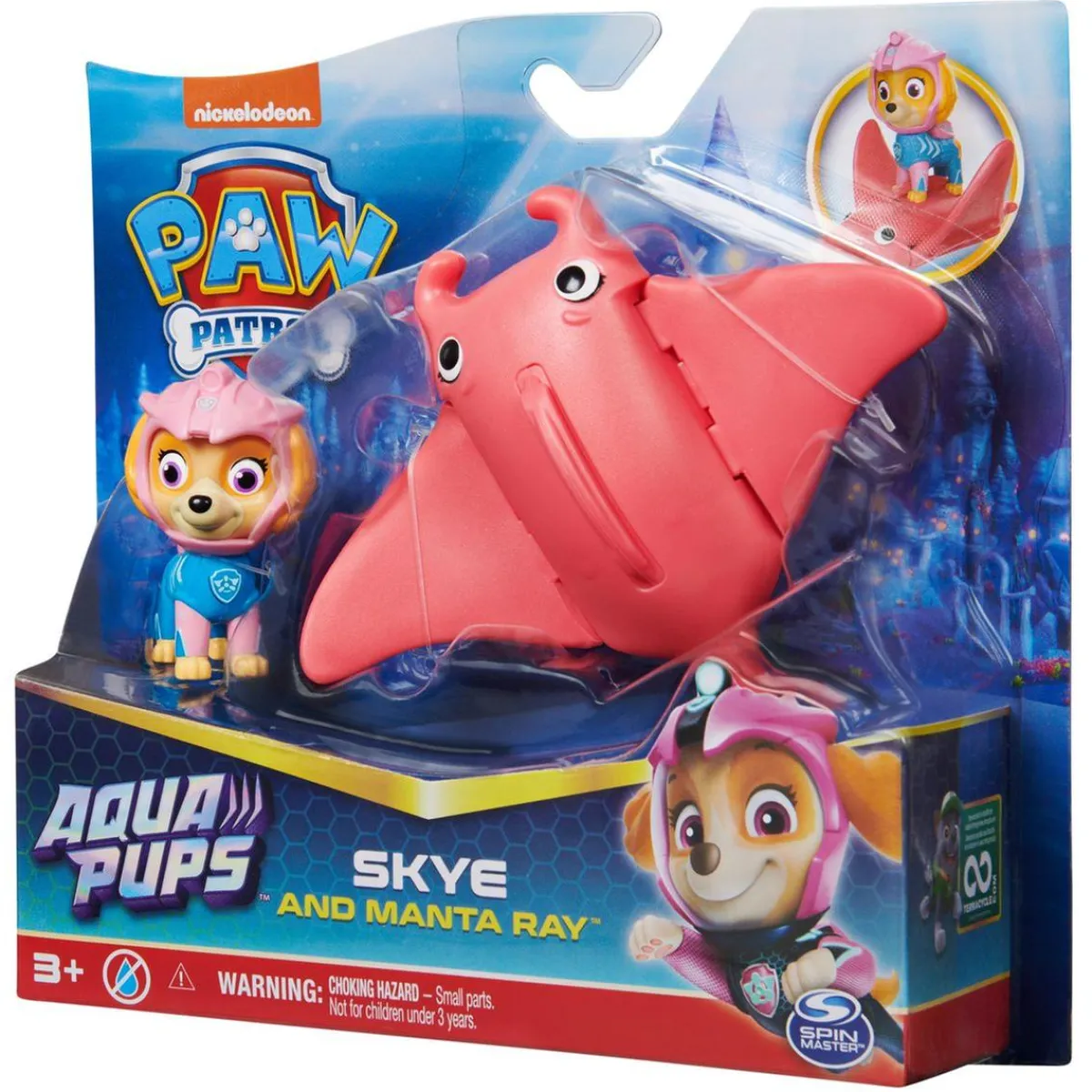 SPIN MASTER Coleccionables Y Mini Mundos*Patrulla Canina - Conjunto de figuras Skye Aqua Aventura