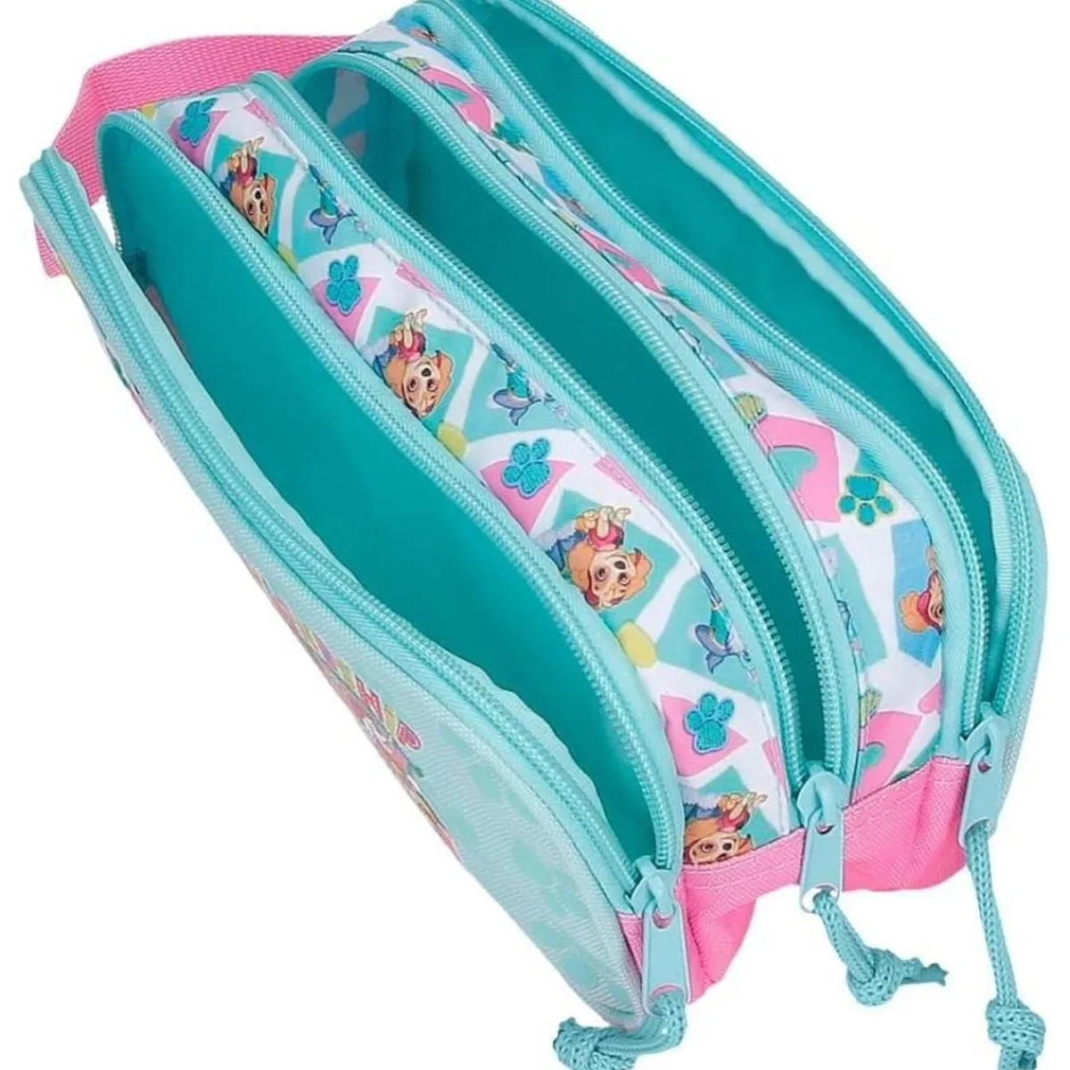 JOUMMA BAGS,S.L Material Escolar*Patrulla Canina - Estuche triple Patrulla Canina Friendship Fun 22x10x9 cm poliéster