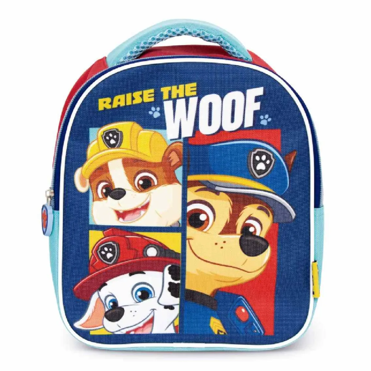 PAW PATROL Material Escolar*Patrulla Canina - Mochila Preescolar Azul 24x20x10 cm