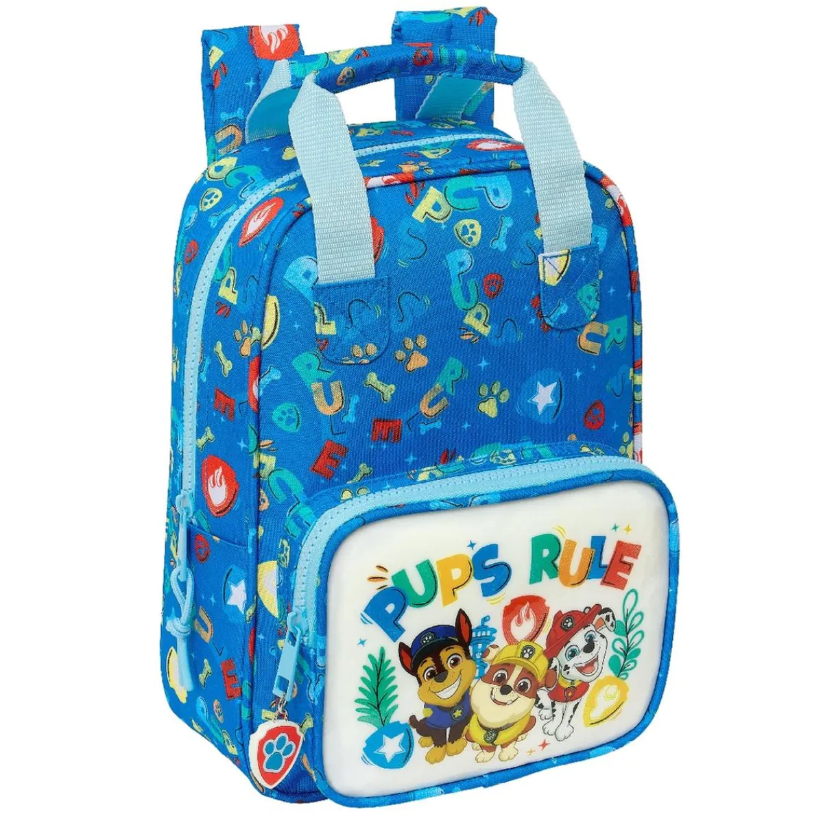 SAFTA Material Escolar*Patrulla Canina - Mochila con asas adaptable a carro - Colección Pups Rule