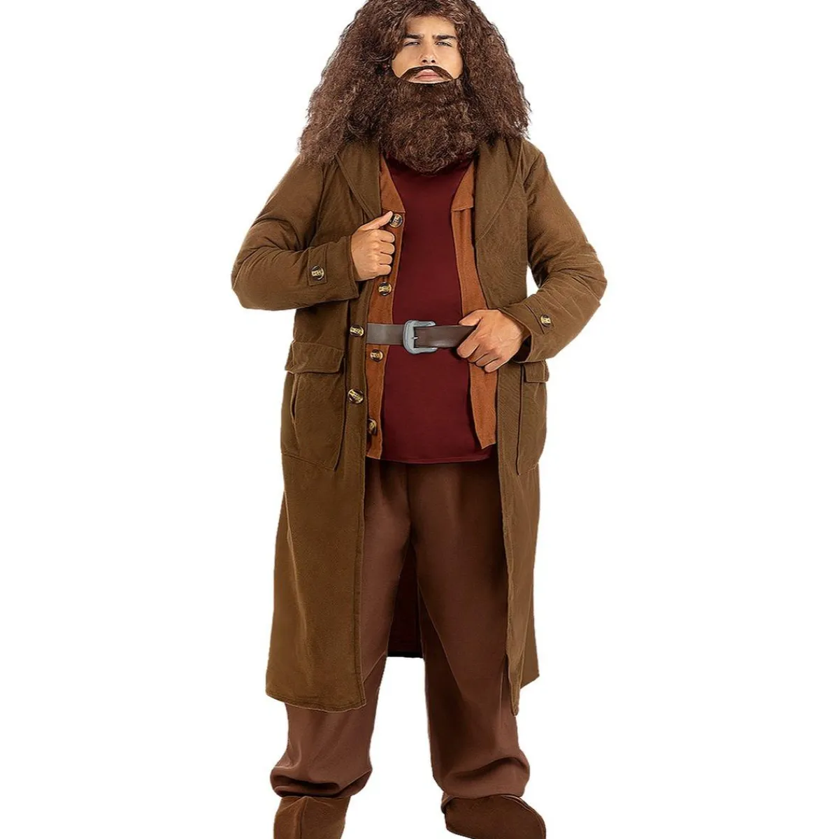Funidelia Halloween|Disfraces*Peluca de Hagrid con barba