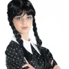 RAVENSBURGER IBÉRICA Disfraces|Halloween*Peluca Miércoles Addams
