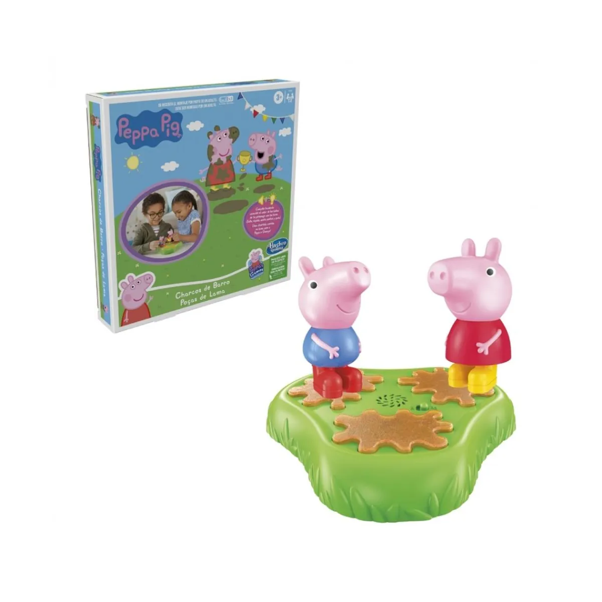 HASBRO GAMING Friki Zone|Juegos Y Puzzles*Peppa Pig - Charcos de barro - Juego de mesa