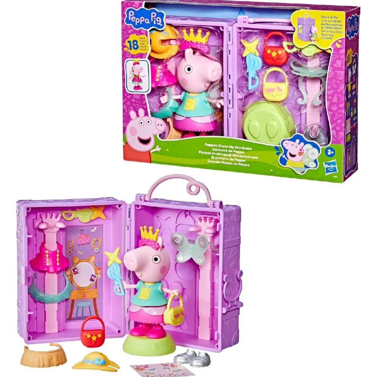 HASBRO EU TRADING Coleccionables Y Mini Mundos*Peppa Pig - El armario de Peppa