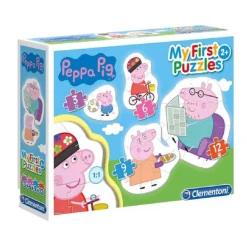 CLEMENTONI Juegos Y Puzzles*Peppa Pig - Puzzle progresivo