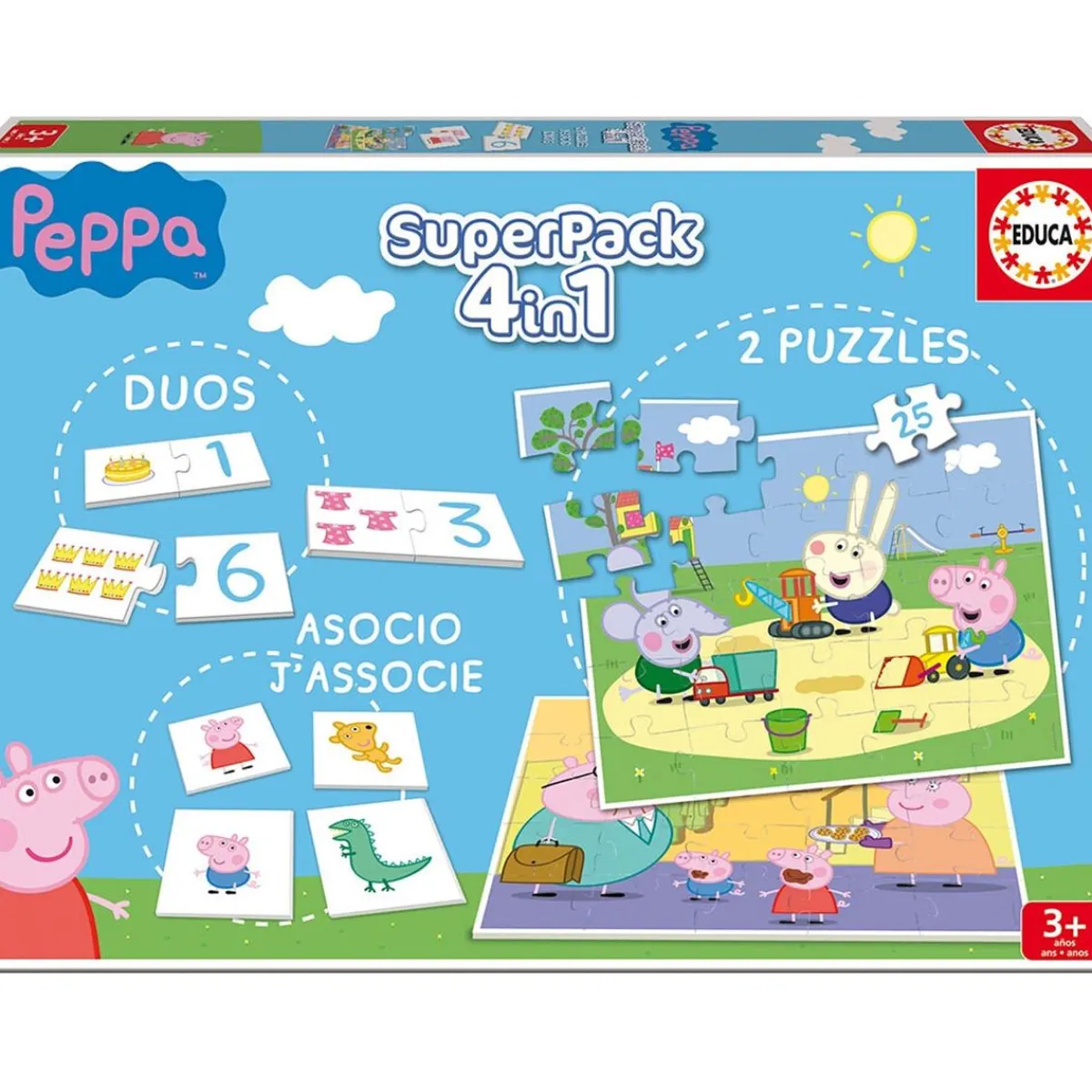 EDUCA Juguetes Educativos Y Libros|Juegos Y Puzzles*Peppa Pig - Superpack Peppa