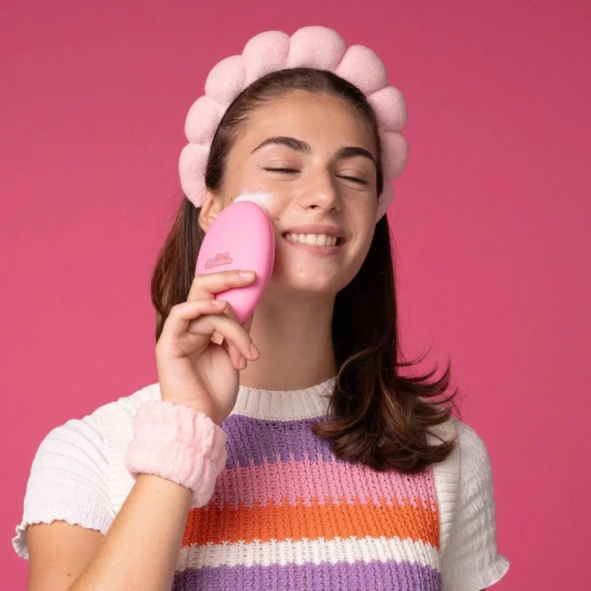 TOYS "R" US Estilo De Vida*Pink It - Beauty Routine Masajeador y limpiador facial