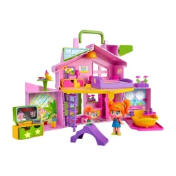 PINYPON Coleccionables Y Mini Mundos*- Casa rosa maletín