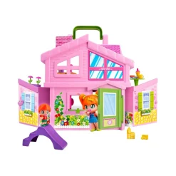 PINYPON Coleccionables Y Mini Mundos*- Casa rosa maletín