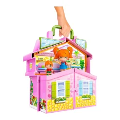 PINYPON Coleccionables Y Mini Mundos*- Casa rosa maletín