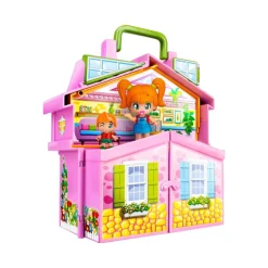 PINYPON Coleccionables Y Mini Mundos*- Casa rosa maletín