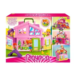 PINYPON Coleccionables Y Mini Mundos*- Casa rosa maletín