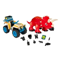 PINYPON Coleccionables Y Mini Mundos*- Dinosaurio con quad Action