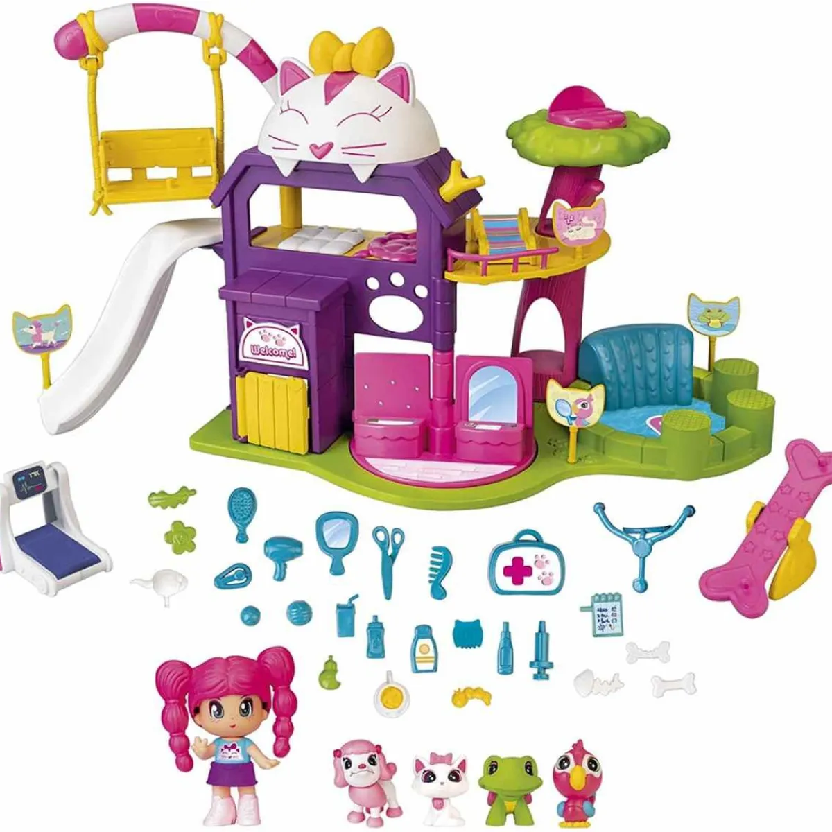 PINYPON Coleccionables Y Mini Mundos*- Guardería de mascotas
