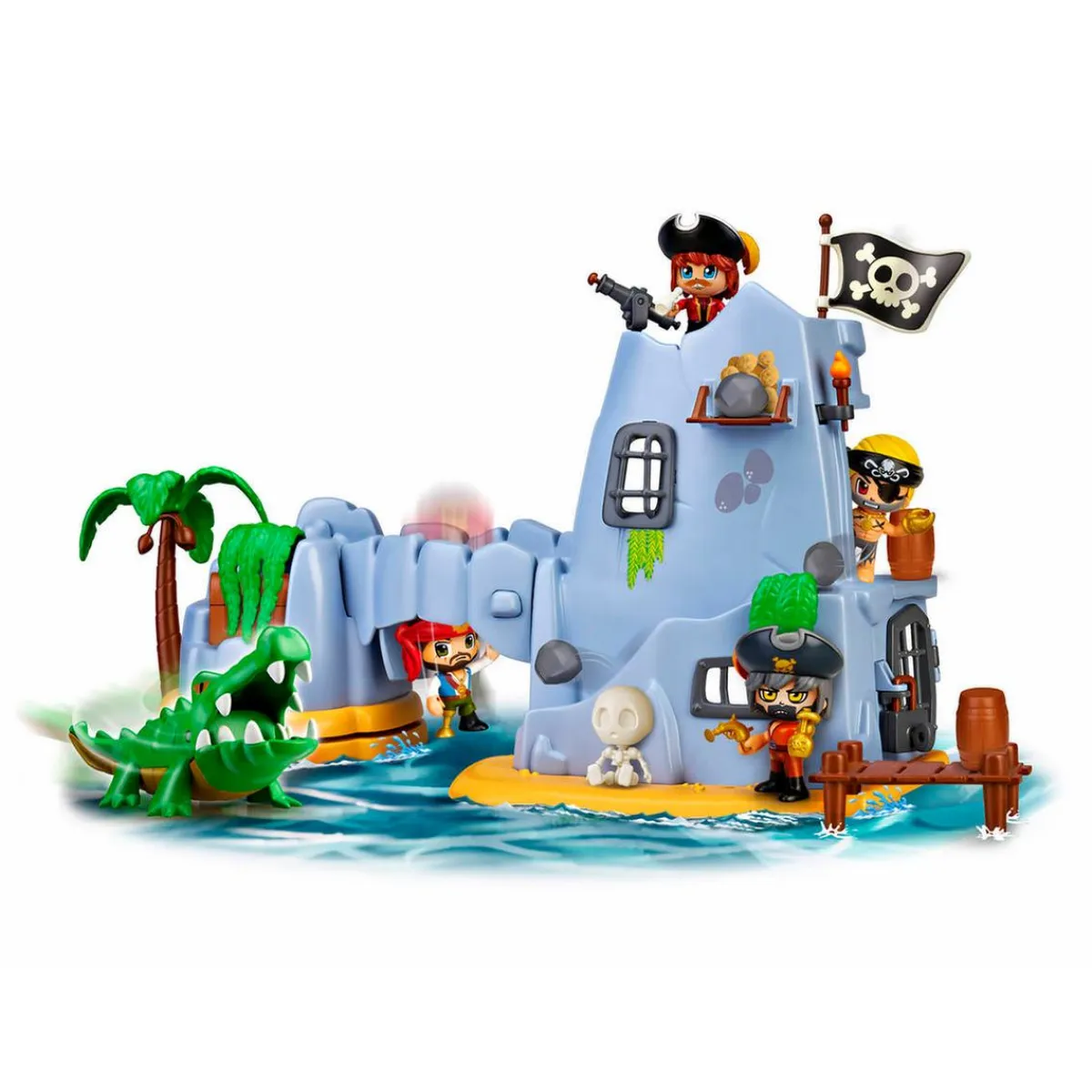 PINYPON Coleccionables Y Mini Mundos*- Isla Pirata del Capitán Action